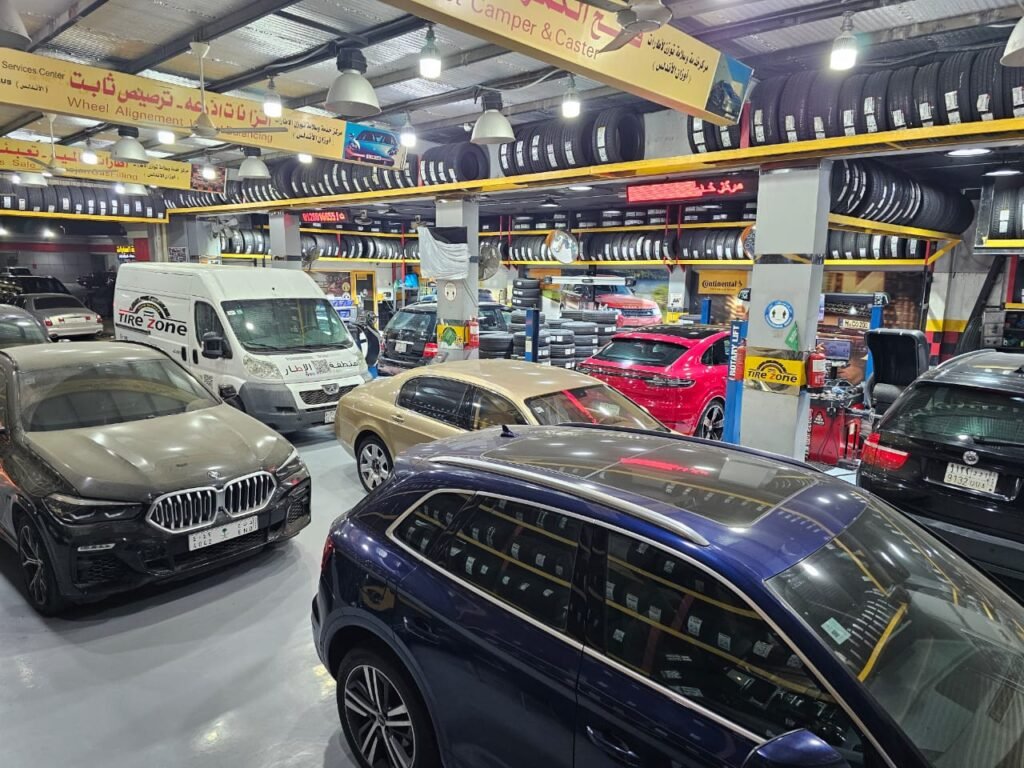 تغير اطارات تعبيه نتيروجين ترصيص ليزر وعادي في جدة منطقه الاطارالمتحده